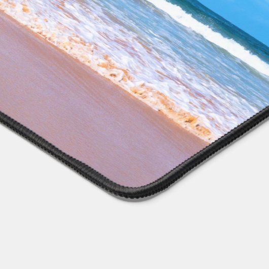 カスタム写真と文字パーソナライズされた デスクマット (コーナー)