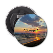 カスタム写真と文字パーソナライズされた 栓抜き (正面)