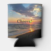 カスタム写真と文字パーソナライズされた 缶クーラー (正面)