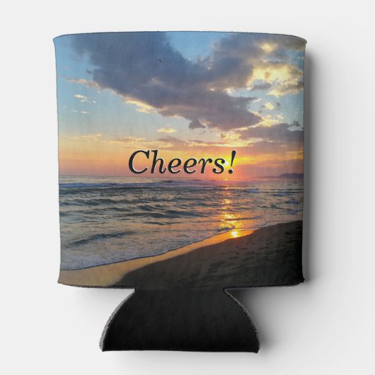 カスタム写真と文字パーソナライズされた 缶クーラー (裏面)