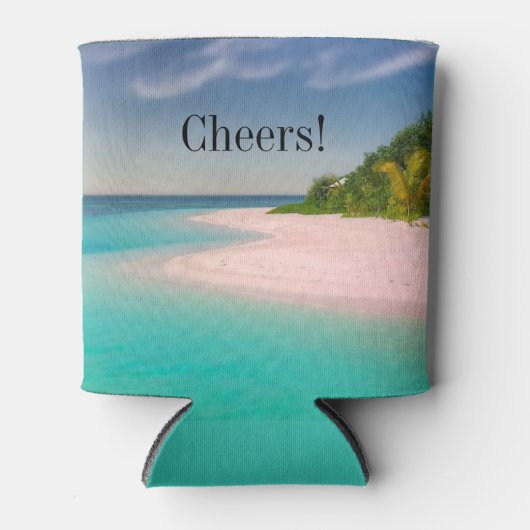 カスタム写真と文字パーソナライズされた 缶クーラー (正面)