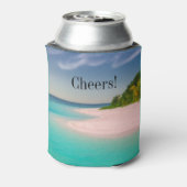 カスタム写真と文字パーソナライズされた 缶クーラー (缶裏面)