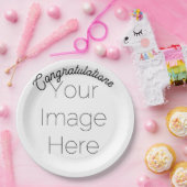 カスタム写真と文字パーティー紙プレート – パーソナル ペーパープレート (パーティー)