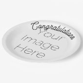 カスタム写真と文字パーティー紙プレート – パーソナル ペーパープレート (アングル)