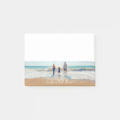 カスタム写真と文字ユニーク自分のデザイン ポストイット (正面)