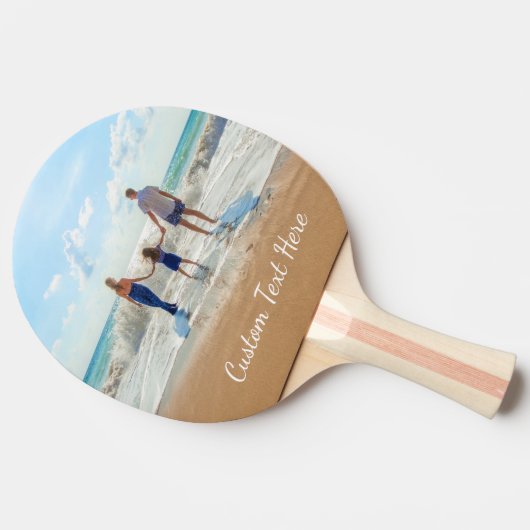 カスタム写真と文字卓球ラケット 卓球ラケット (横)