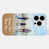 カスタム写真と文字名写真のギフト Case-Mate iPhoneケース (裏面 (横))