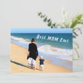 カスタム写真と文字最高の-パパ (スタンド正面)