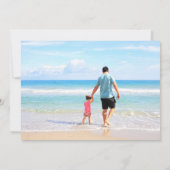 カスタム写真と文字父の日札 (裏面)