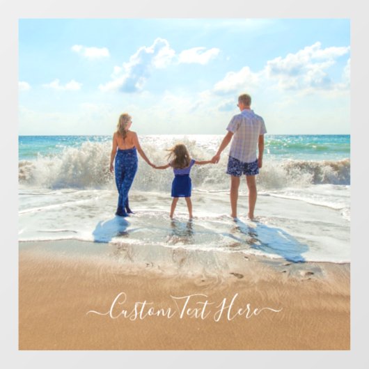 カスタム写真と文字窓自分のデザイン ウィンドウサイン (シート)