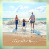 カスタム写真と文字窓自分のデザイン ウィンドウサイン (シート3)