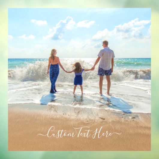 カスタム写真と文字窓自分のデザイン ウィンドウサイン (シート3)