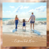 カスタム写真と文字窓自分のデザイン ウィンドウサイン (シート2)