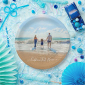 カスタム写真と文字紙プレート自分のデザイン ペーパープレート (パーティー)