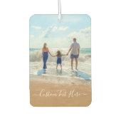 カスタム写真と文字 – おユニーク客様自身のデザイン カーエアーフレッシュナー (正面)