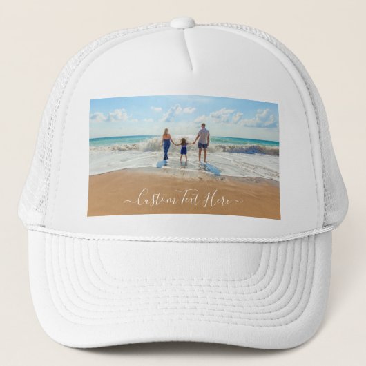 カスタム写真と文字 – おユニーク客様自身のデザイン- キャップ (正面)