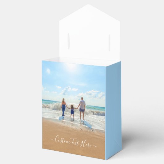 カスタム写真と文字 – おユニーク客様自身のデザイン- フェイバーボックス (オープン)