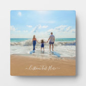 カスタム写真と文字 – おユニーク客様自身のデザイン フォトプラーク (正面)