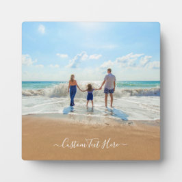 カスタム写真と文字 – おユニーク客様自身のデザイン フォトプラーク