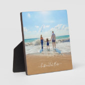 カスタム写真と文字 – おユニーク客様自身のデザイン フォトプラーク (正面)