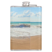 カスタム写真と文字 – おユニーク客様自身のデザイン- フラスク (裏面)