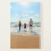 カスタム写真と文字 – おユニーク客様自身のデザイン- プランナー手帳 (裏面)