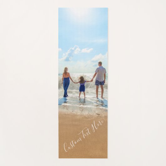 カスタム写真と文字 – おユニーク客様自身のデザイン- ヨガマット (正面)