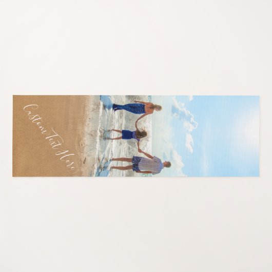 カスタム写真と文字 – おユニーク客様自身のデザイン- ヨガマット (正面(横))