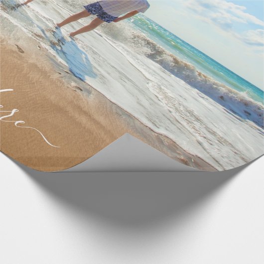 カスタム写真と文字 – おユニーク客様自身のデザイン- ラッピングペーパー (角)