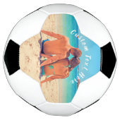 カスタム写真と文字 – お客様自身のデザイン – 特別 サッカーボール (回転)