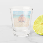 カスタム写真と文字 – お客様自身のデザイン – 特別 ショットグラス (裏面)