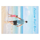 カスタム写真と文字 – お客様自身のデザイン – 特別 テーブルクロス (正面(横))