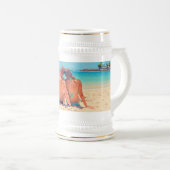 カスタム写真と文字 – お客様自身のデザイン – 特別 ビールジョッキ (正面右)