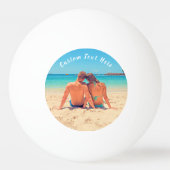 カスタム写真と文字 – お客様自身のデザイン – 特別 卓球ボール (裏面)