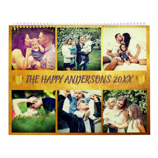 カスタム写真と文字 カレンダー (カバー)