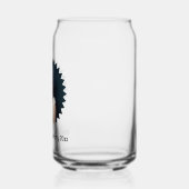 カスタム写真と文字 ガラス缶 (左)