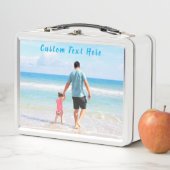 カスタム写真と文字 メタルランチボックス (インサイチュ)