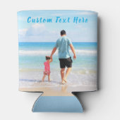 カスタム写真と文字 – 自分のデザイン-パパ 缶クーラー (裏面)