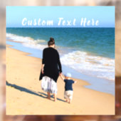 カスタム写真と文字 – 自分のデザイン-最高のお母さん ウィンドウサイン (シート2)