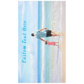 カスタム写真と文字 – 自分のデザイン-最高のパパ テーブルクロス (正面)