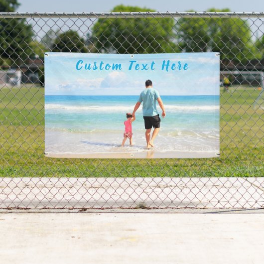 カスタム写真と文字 – 自分のデザイン-最高のパパ 横断幕 (インサイチュ)