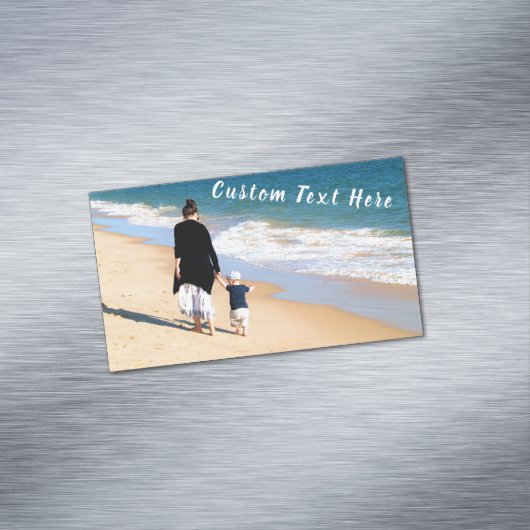 カスタム写真と文字 – 自分のデザイン- 最高のMOM マグネット名刺 (インサイチュ)