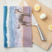 カスタム写真と文字 – 自分のデザイン- My Dog キッチンタオル (四つ折り)