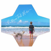 カスタム写真と文字 – 自分のデザイン- My Pet サッカーボール (フラット)