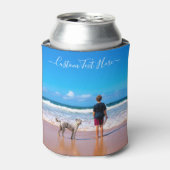 カスタム写真と文字 – 自分のデザイン- My Pet 缶クーラー (缶正面)