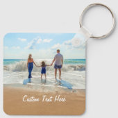 カスタム写真と文字Keychain Your Summerデザイン キーホルダー (裏面)