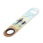 カスタム写真のお気に入りのバー鍵と文字 スピード栓抜き (正面アングル)