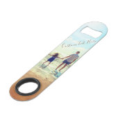 カスタム写真のお気に入りのバー鍵と文字 スピード栓抜き (裏面アングル)