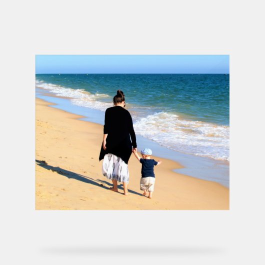 カスタム写真のアクリルのサインパーソナライズされたギフト アクリルサイン (正面)