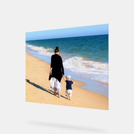 カスタム写真のアクリルのサインパーソナライズされたギフト アクリルサイン (傾斜)